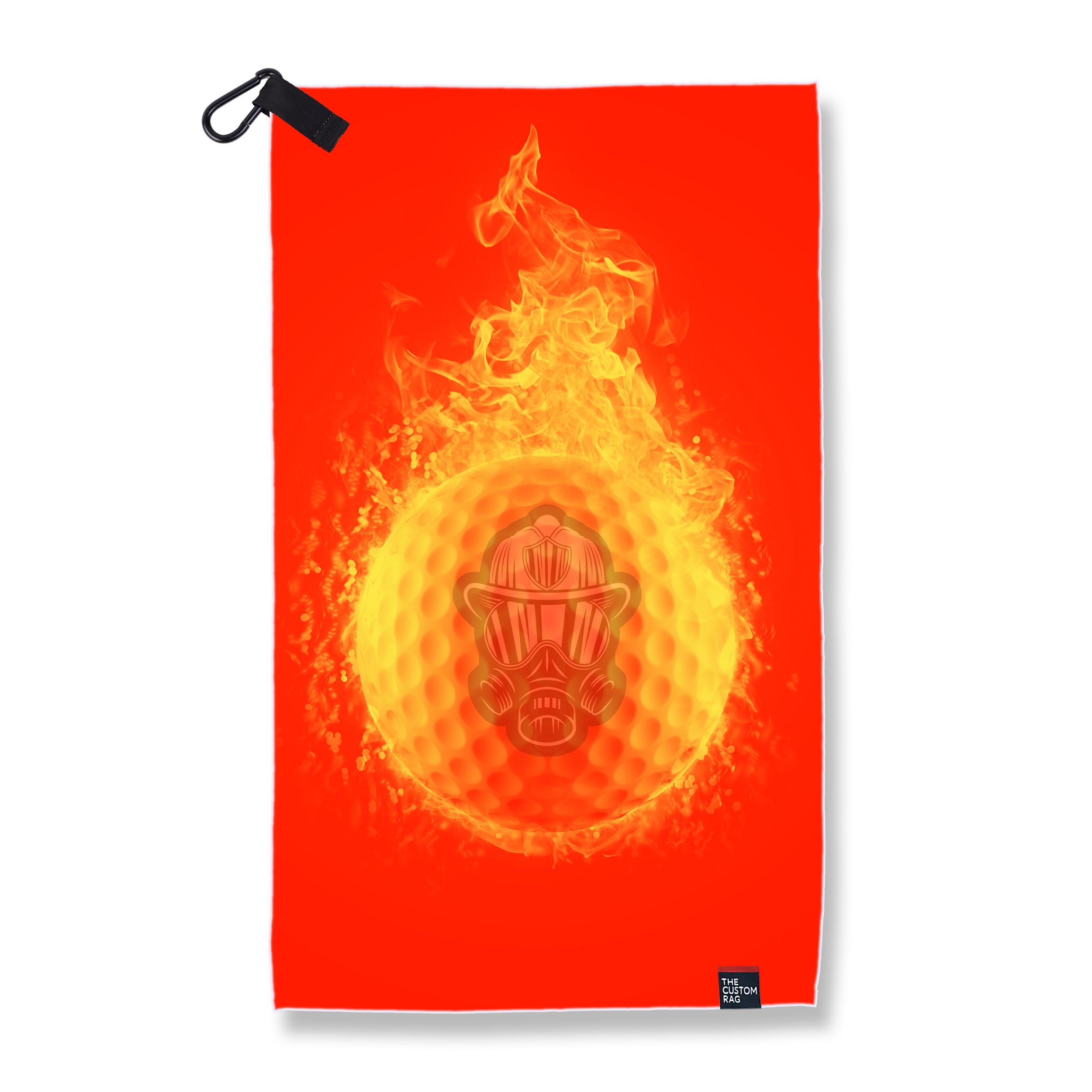 Fireball Rags Fire - Golf Ball – The Custom Rag