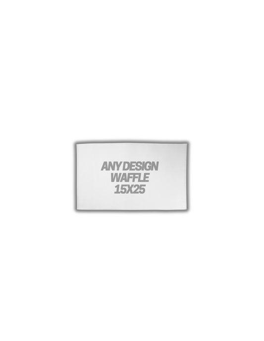 Custom Print Microfiber Rag  15x25