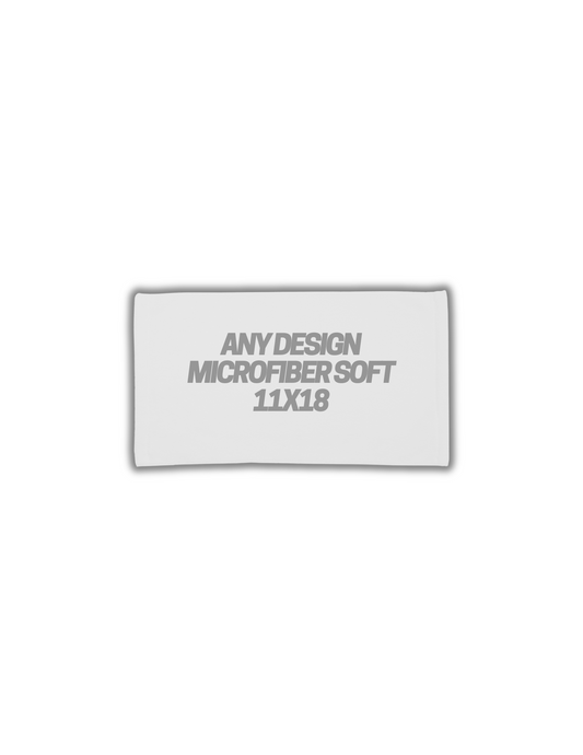 Custom Microfiber Rag 11x18